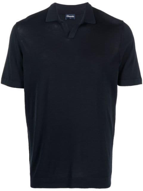 open-collar polo shirt by DRUMOHR