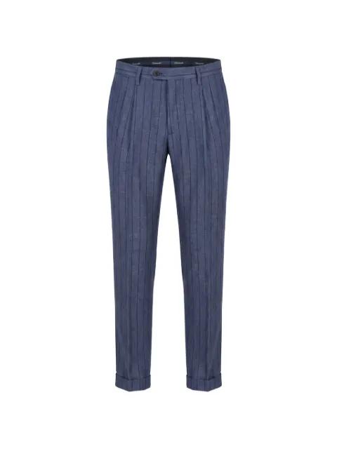 pinstripe pleated trousers by DRUMOHR
