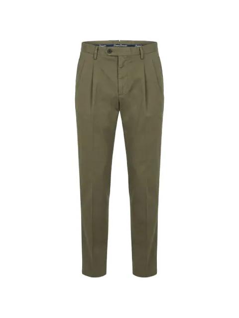 pleated cotton trousers by DRUMOHR