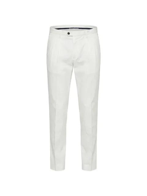 pleated cotton trousers by DRUMOHR
