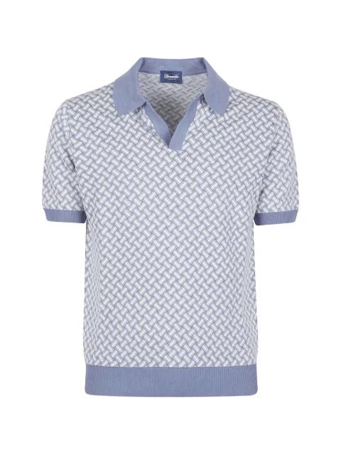 polo-collar T-shirt by DRUMOHR