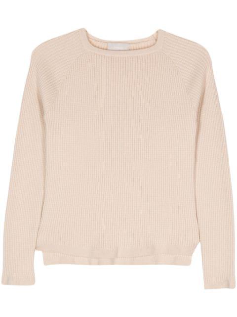 raglan-sleeve cashmere jumper by DRUMOHR