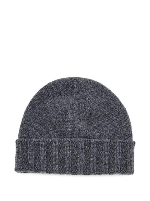 ribbed cashmere beanie by DRUMOHR