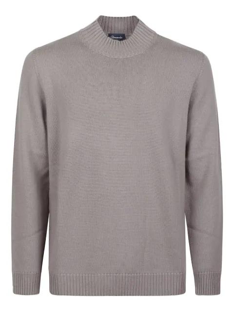 ribbed mock-neck sweater by DRUMOHR