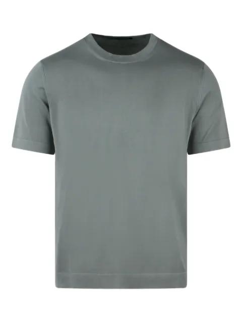 ribbed-trim crew-neck t-shirt by DRUMOHR
