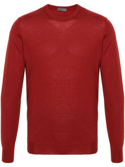 round-neck merino-wool jumper by DRUMOHR