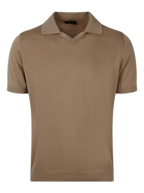 short-sleeve polo-collar t-shirt by DRUMOHR