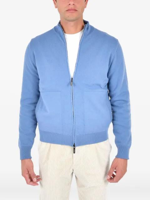 zip-up cardigan by DRUMOHR