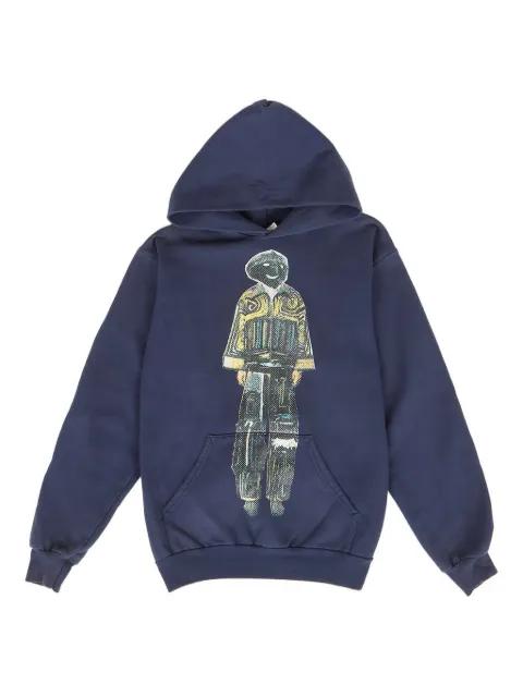 graphic-print hoodie by DRX FARMAXY FOR LN-CC