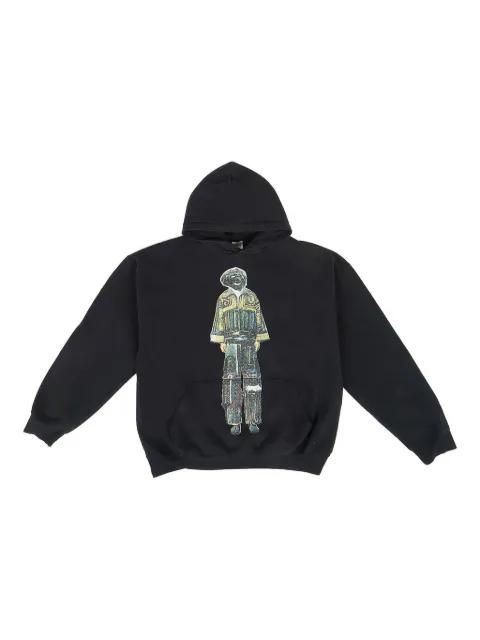 graphic-print hoodie by DRX FARMAXY FOR LN-CC