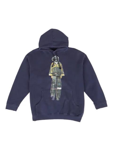 graphic-print hoodie by DRX FARMAXY FOR LN-CC