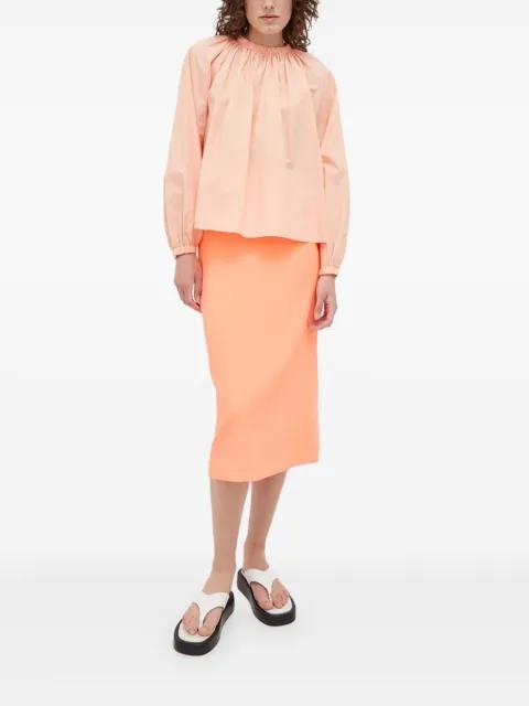 pleated-details blouse by DRYKORN