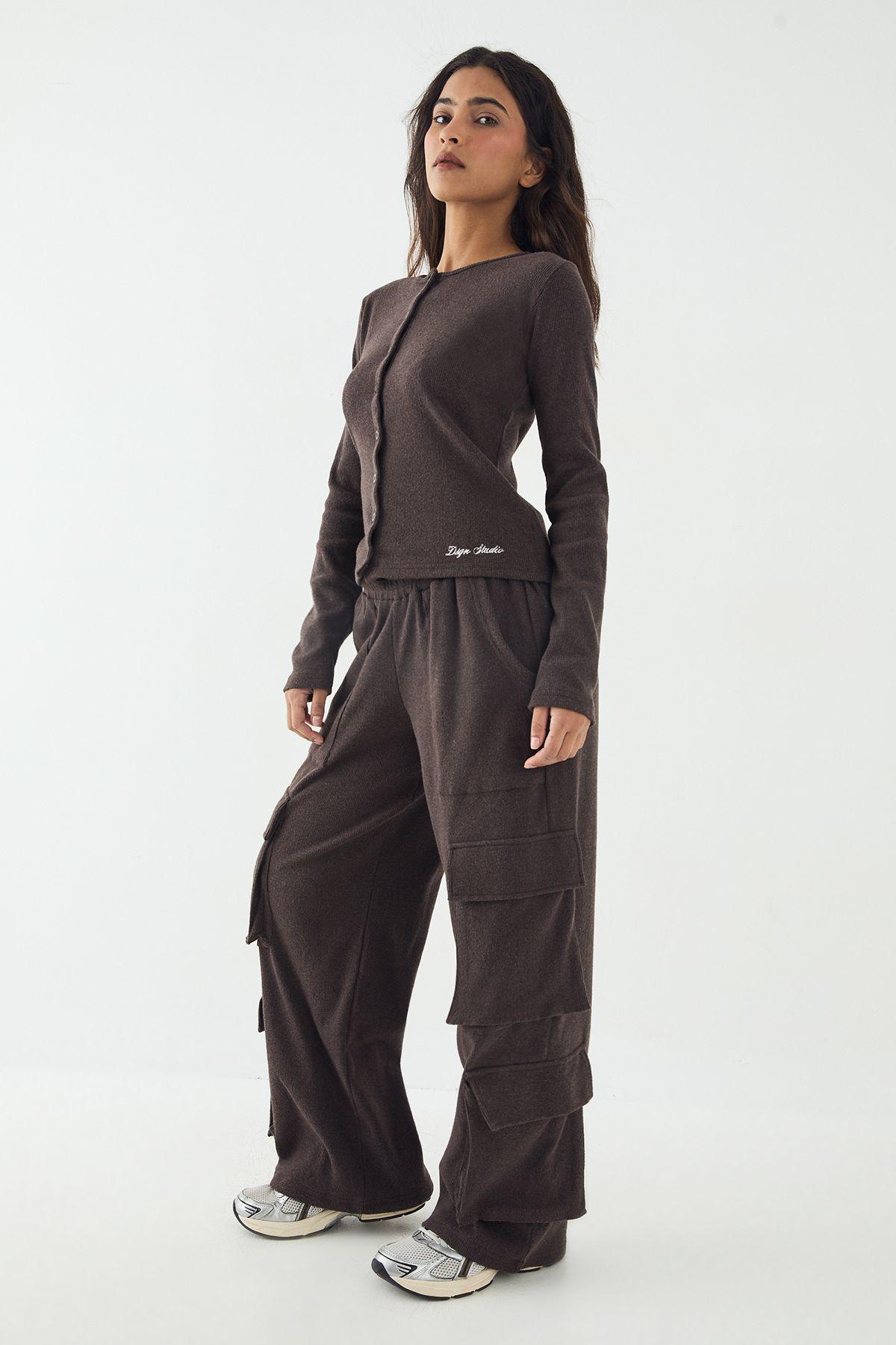 DSGN Studio Brushed Rib Cargo Jogger by DSGN STUDIO