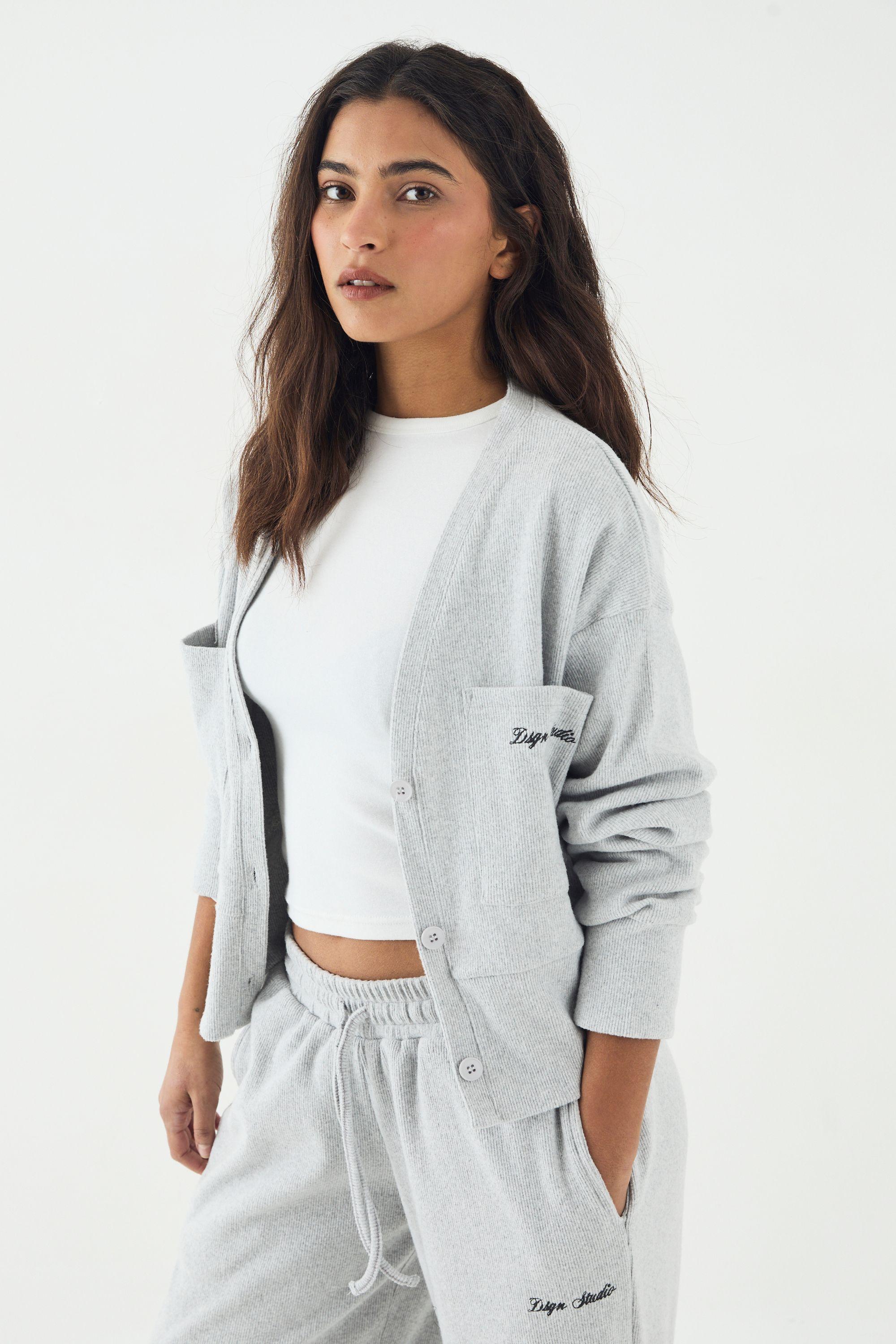 DSGN Studio Brushed Rib Slouchy Sweatshirt by DSGN STUDIO