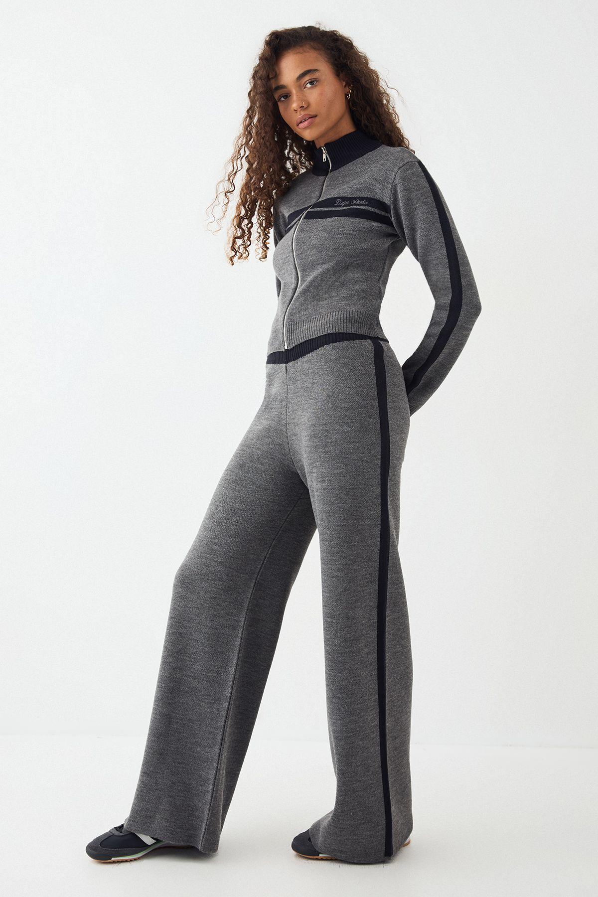 DSGN Studio Colour Block Straight Leg Trouser by DSGN STUDIO