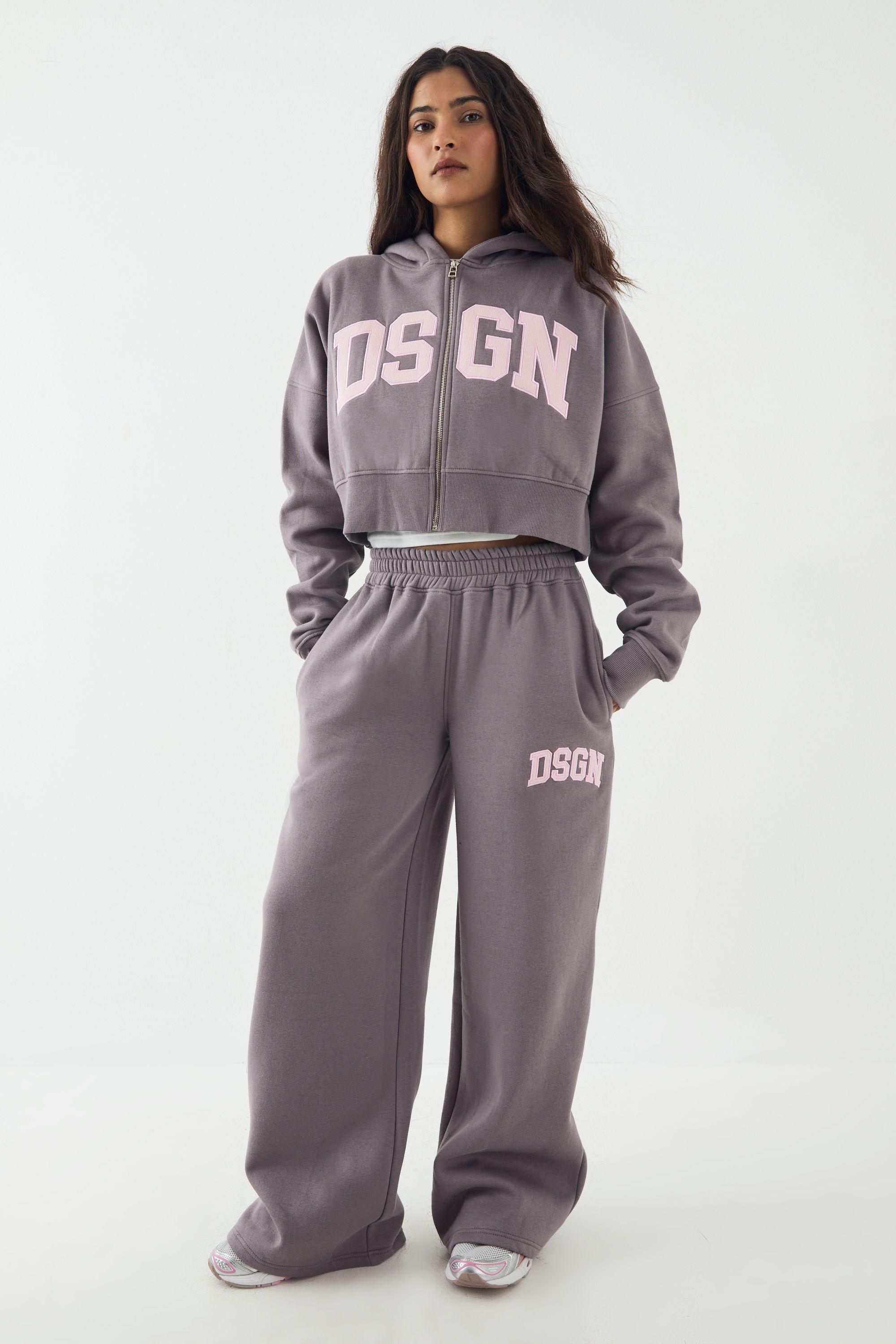 DSGN Studio Cord Applique Straight Leg Jogger by DSGN STUDIO