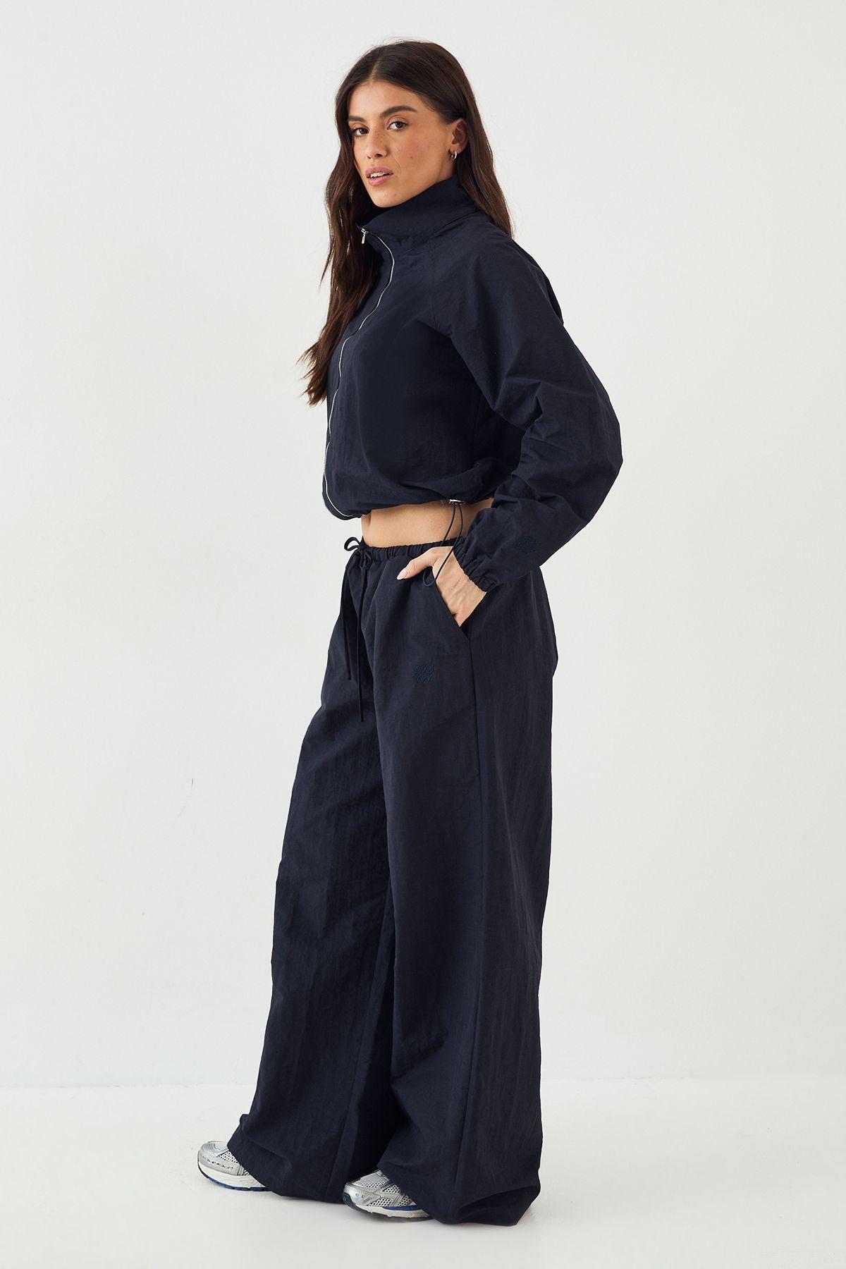 DSGN Studio Drawstring Waist Wide Leg Trouser by DSGN STUDIO