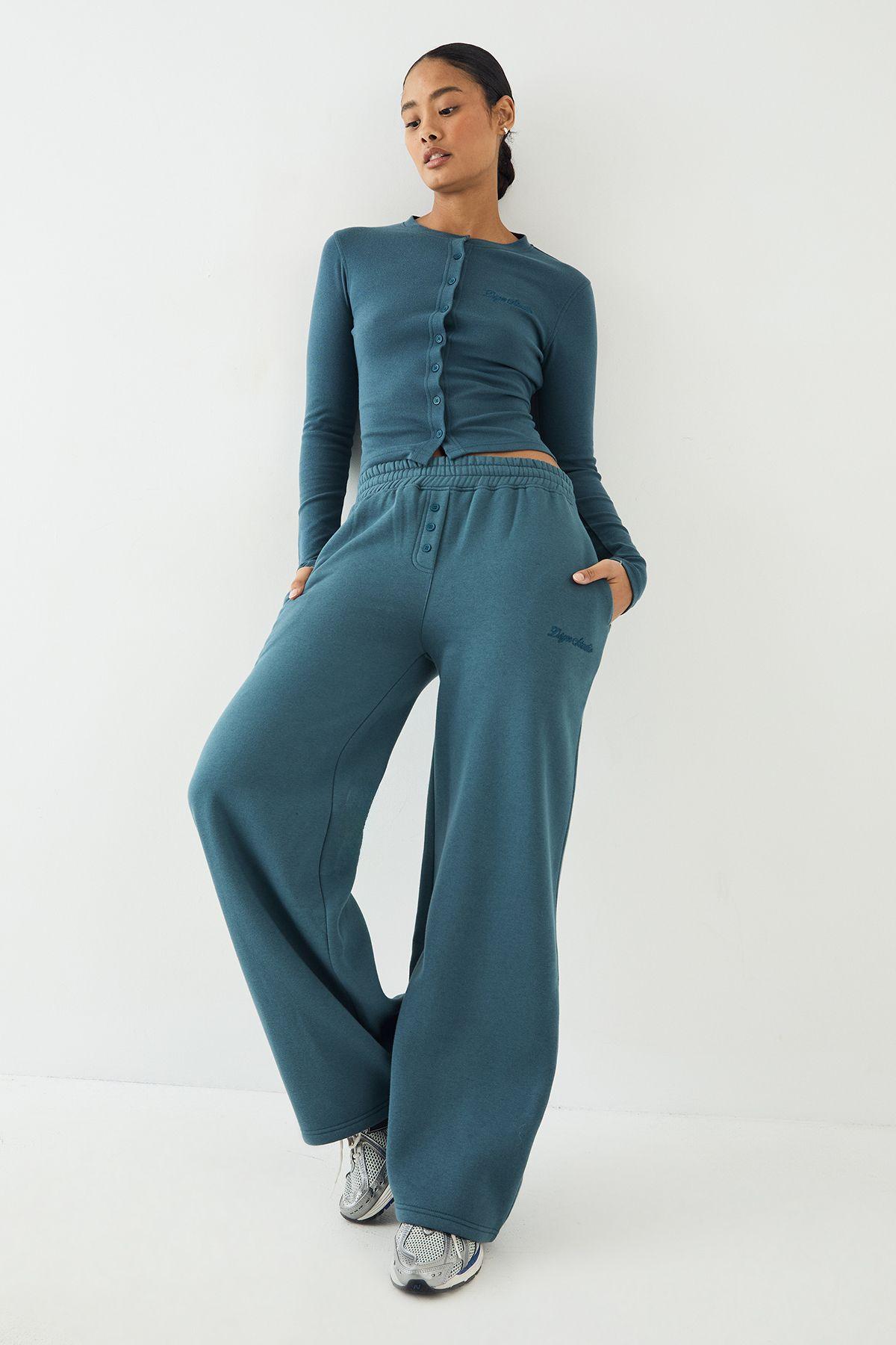 DSGN Studio Embroidery Henley Jogger by DSGN STUDIO