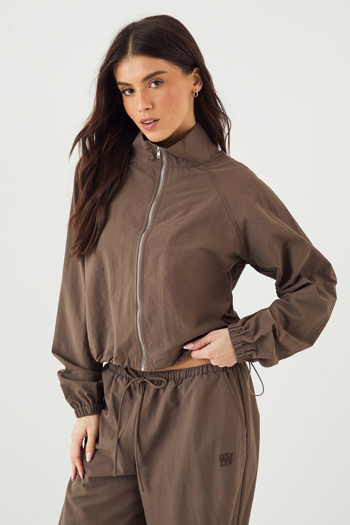 DSGN Studio Funnel Neck Track Jacket by DSGN STUDIO