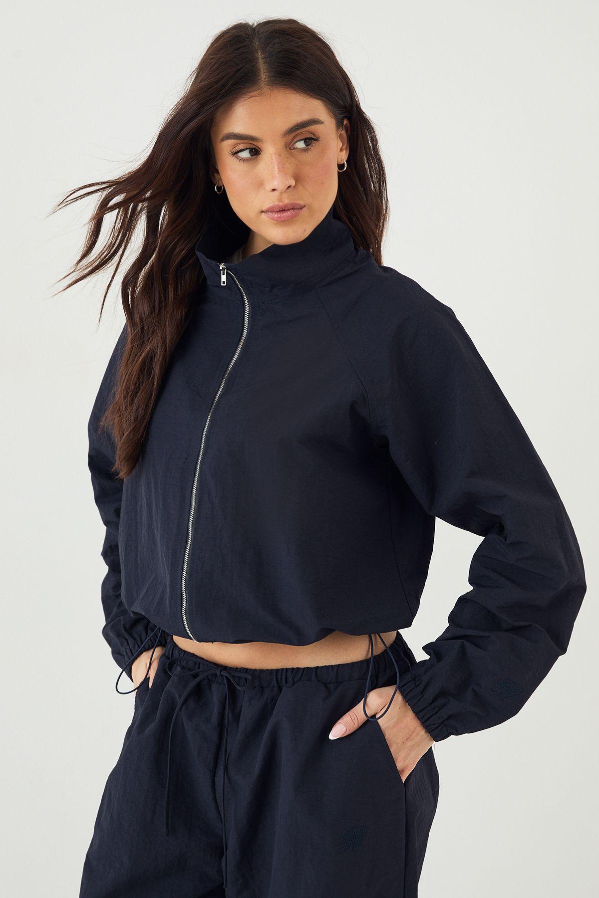 DSGN Studio Funnel Neck Track Jacket by DSGN STUDIO