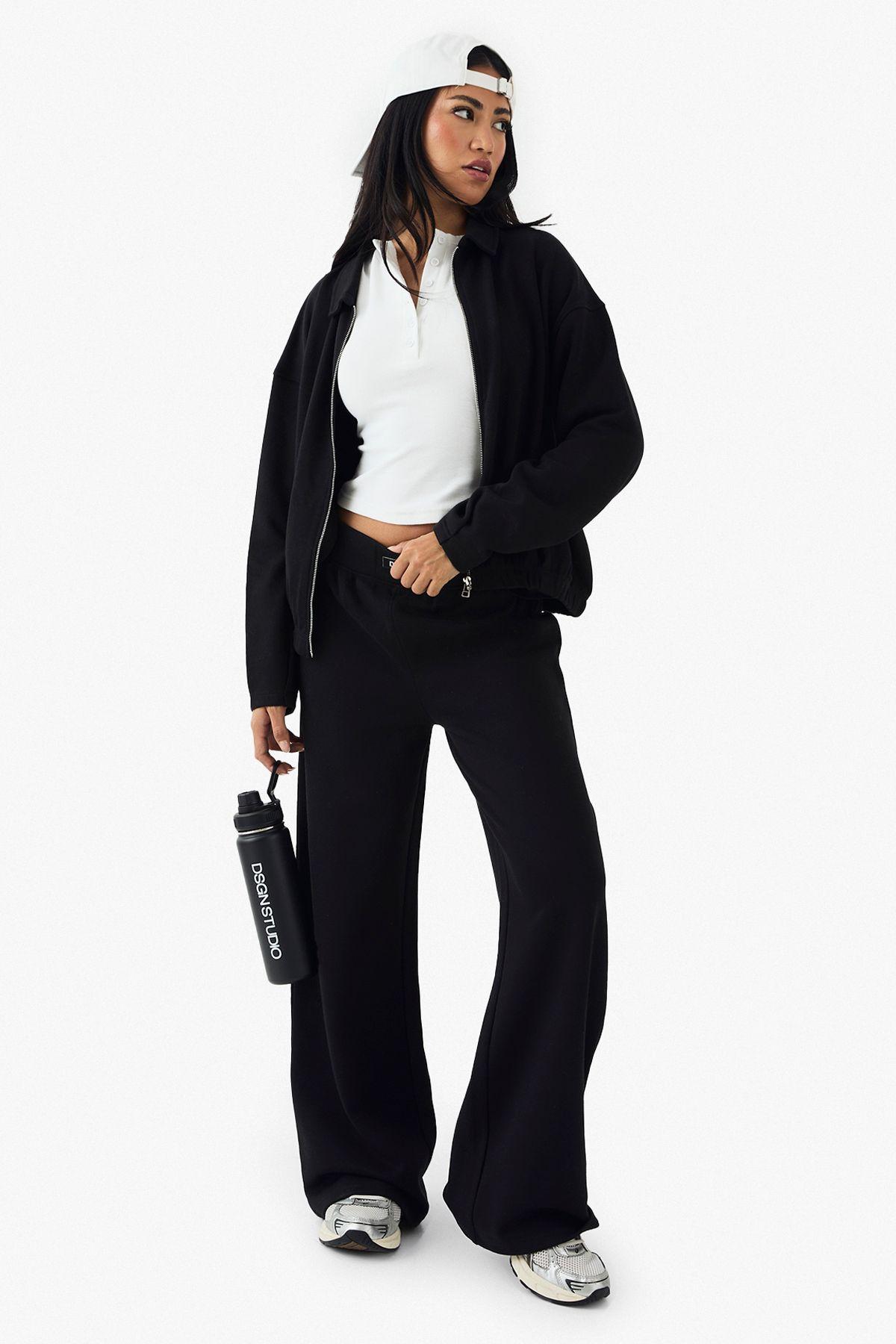 DSGN Studio Heavy Weight Interlock Straight Leg Jogger by DSGN STUDIO