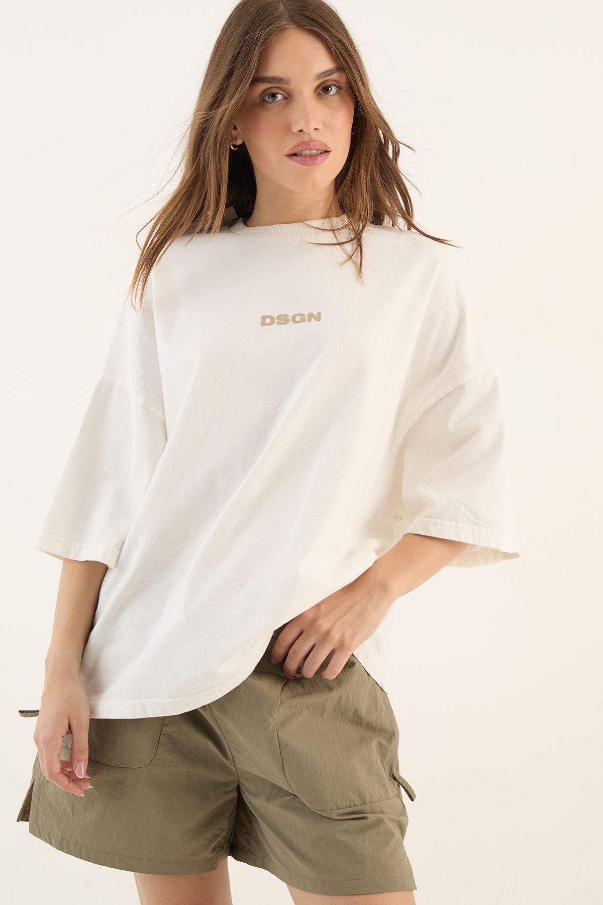 DSGN Studio Heavyweight Washed Oversized Short Sleeve T-Shirt by DSGN STUDIO