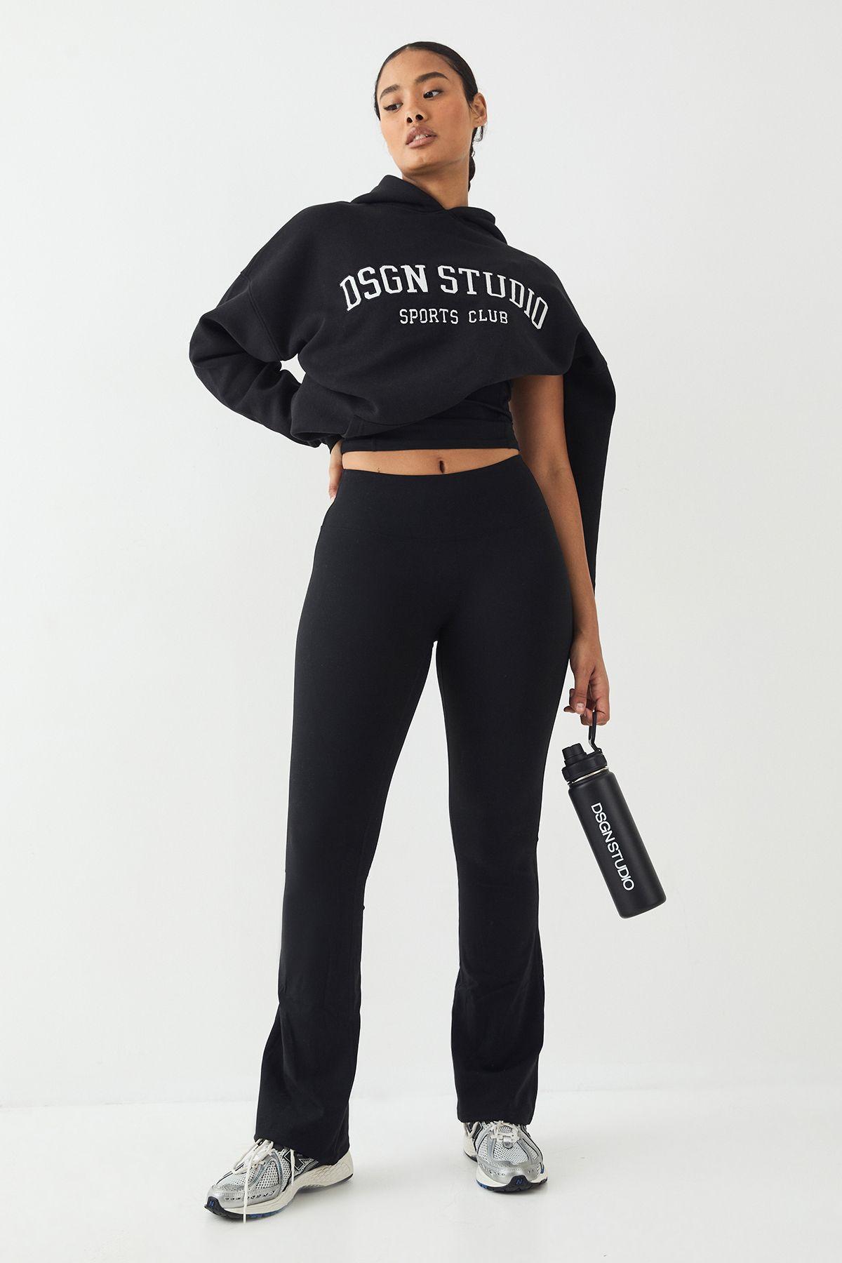 DSGN Studio Highwaist Sculpt Yoga Flared Legging by DSGN STUDIO