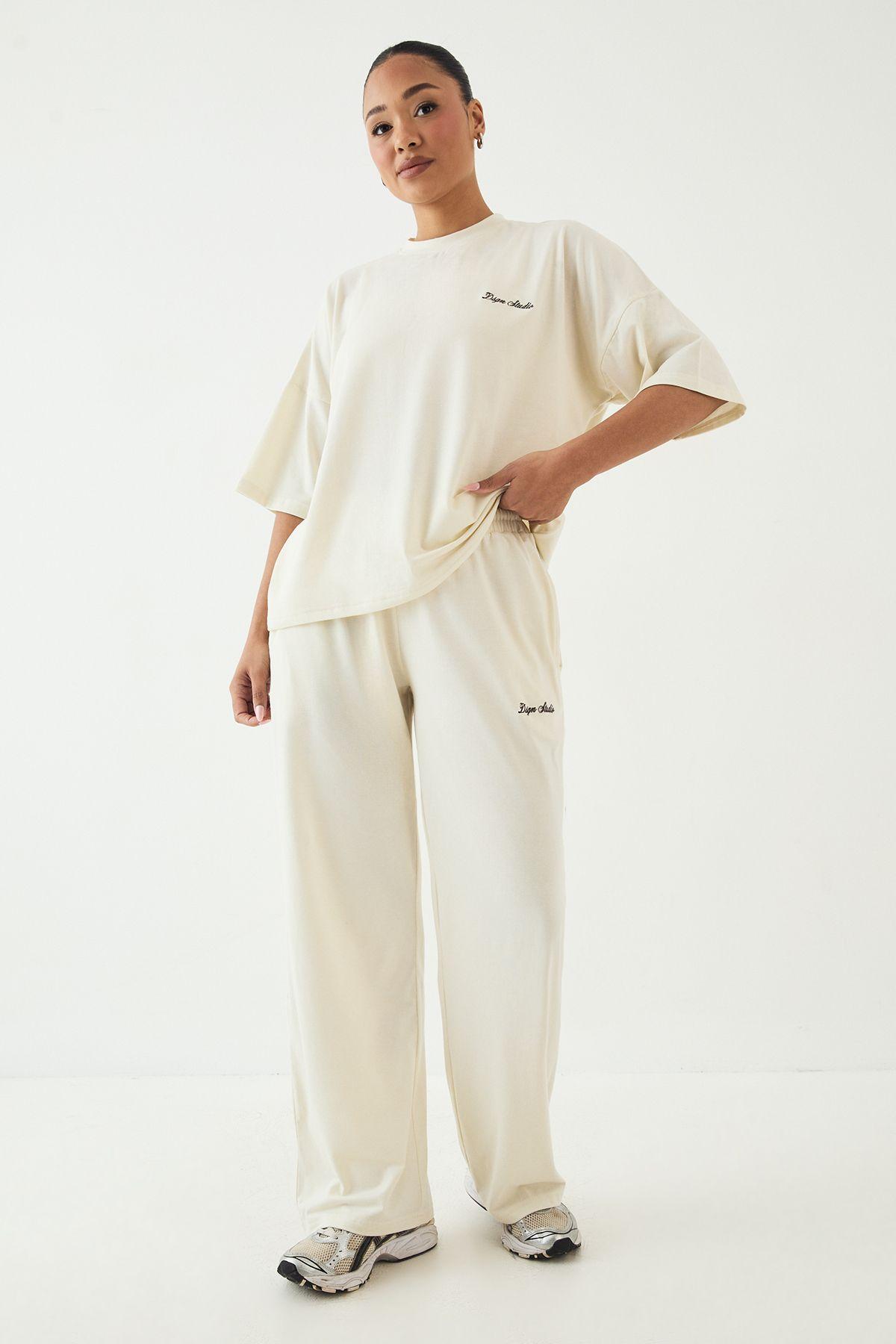 DSGN Studio Lounge Supersoft Wide Leg Trouser by DSGN STUDIO