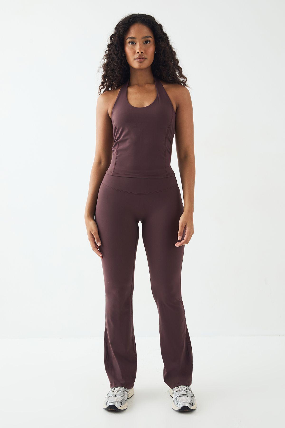 DSGN Studio Petite High Waist Sculpt Yoga Flared Legging by DSGN STUDIO