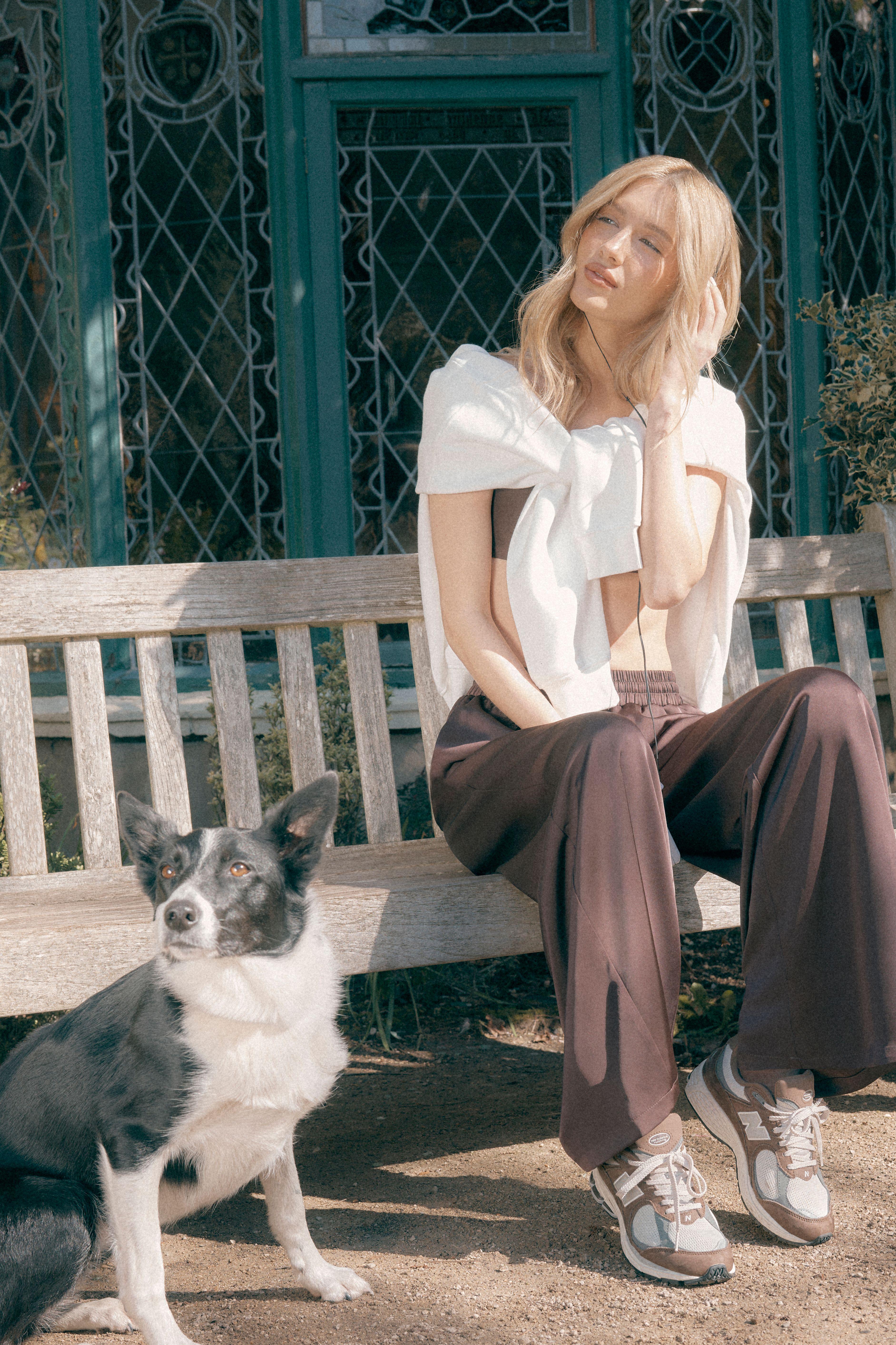 DSGN Studio Satin Wide Leg Trouser by DSGN STUDIO