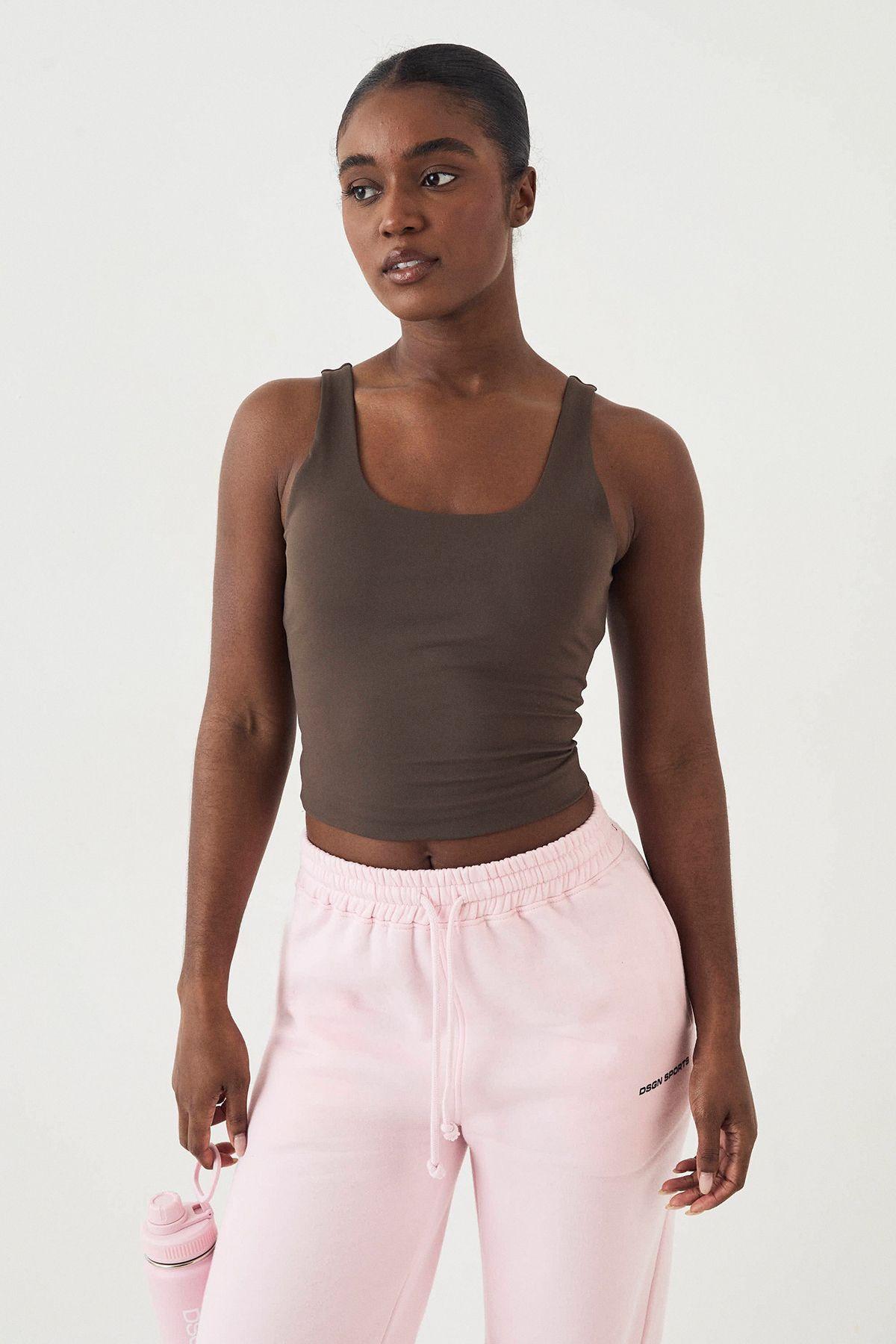 DSGN Studio Sculpt Padded Scoop Neck Vest Top by DSGN STUDIO