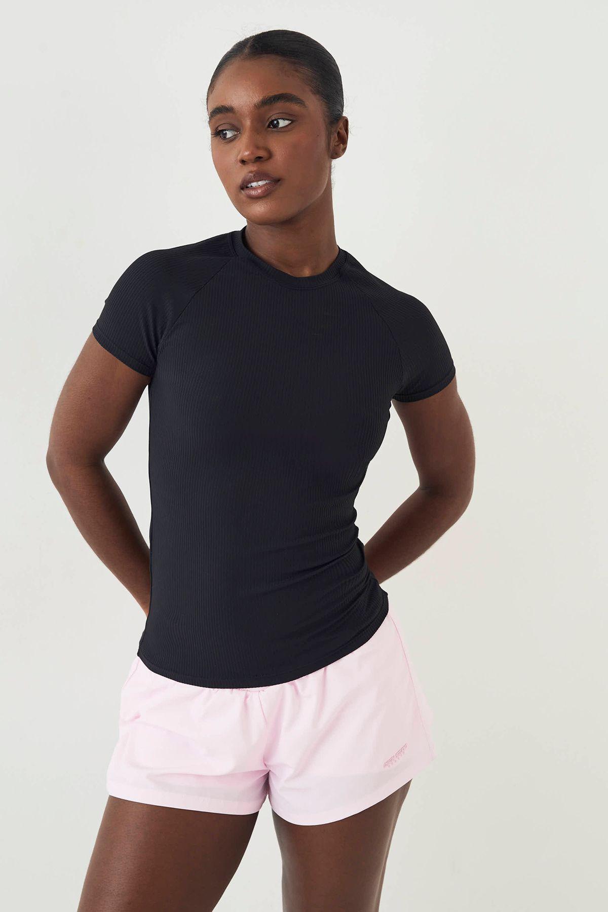 DSGN Studio Sculpt Rib Short Sleeve Top by DSGN STUDIO
