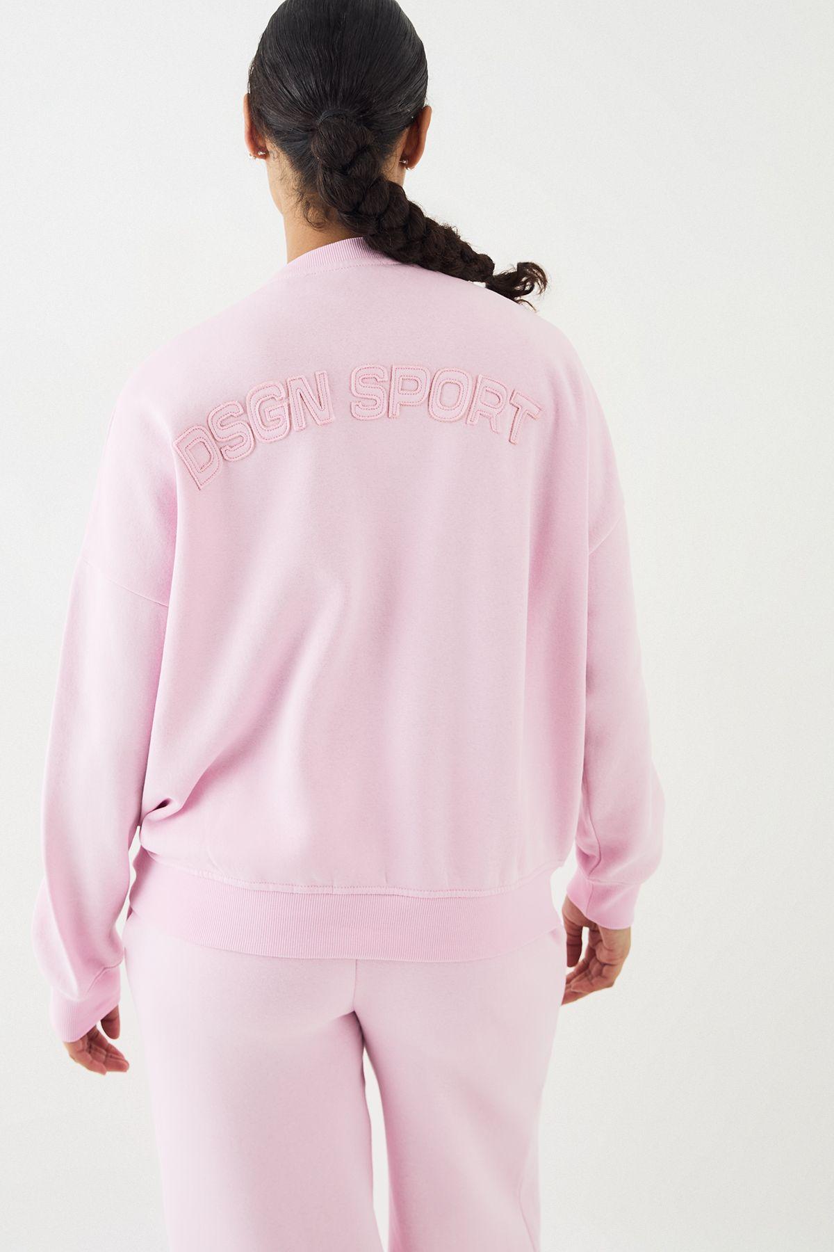 DSGN Studio Self Fabric Applique Oversized Sweatshirt by DSGN STUDIO