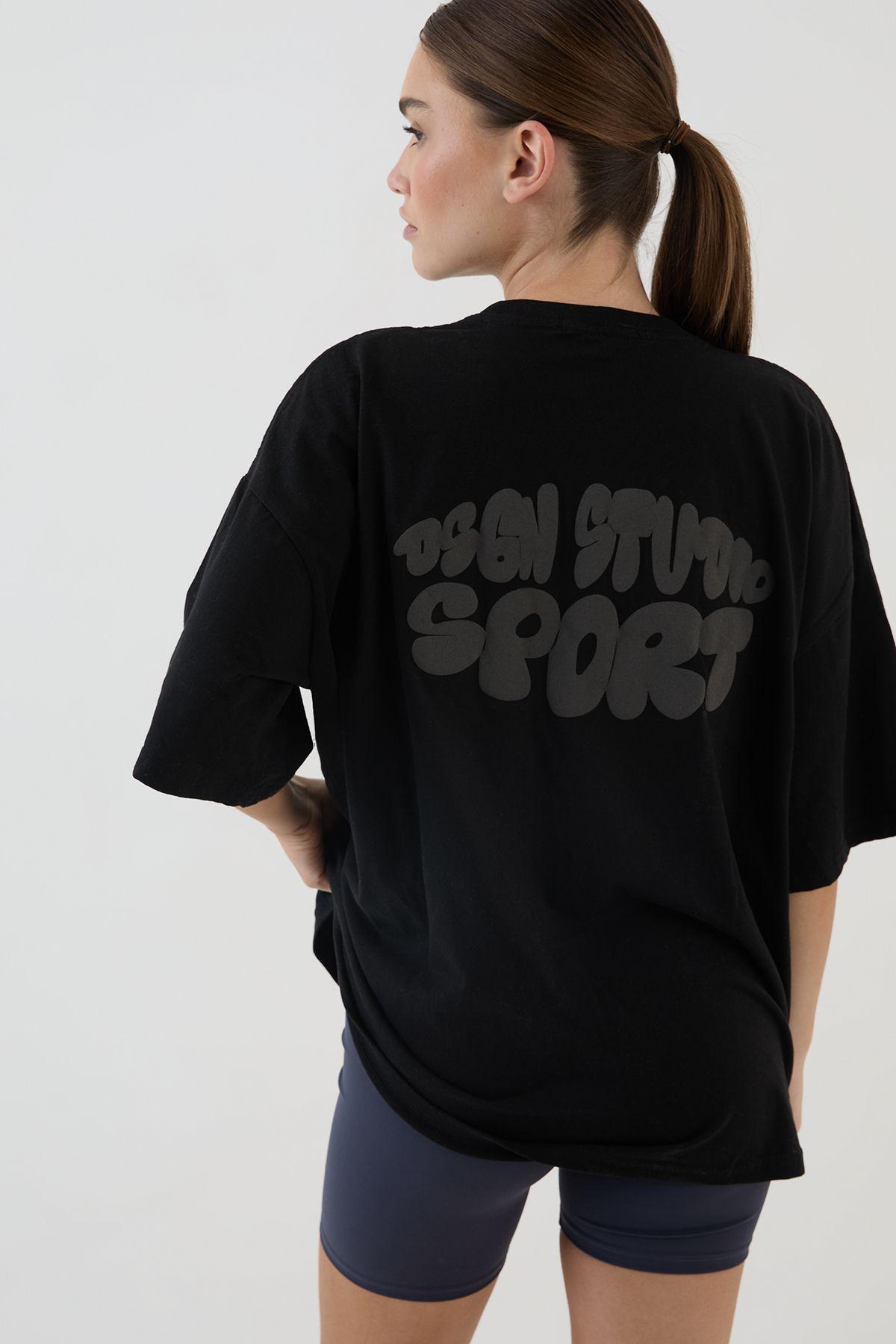 DSGN Studio Sport Bubble Print Oversized T-shirt by DSGN STUDIO