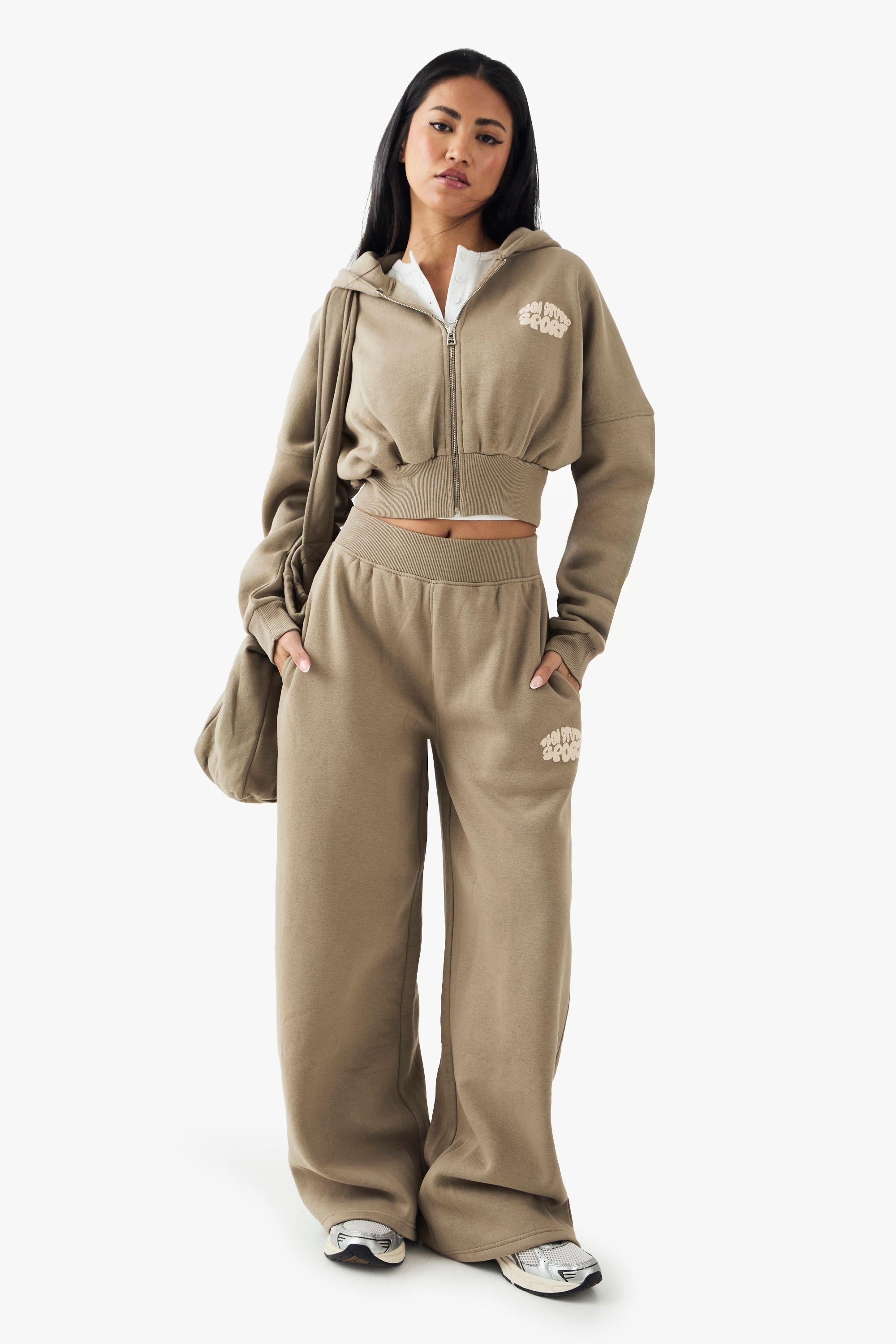 DSGN Studio Sport Bubble Slogan Straight Leg Jogger by DSGN STUDIO