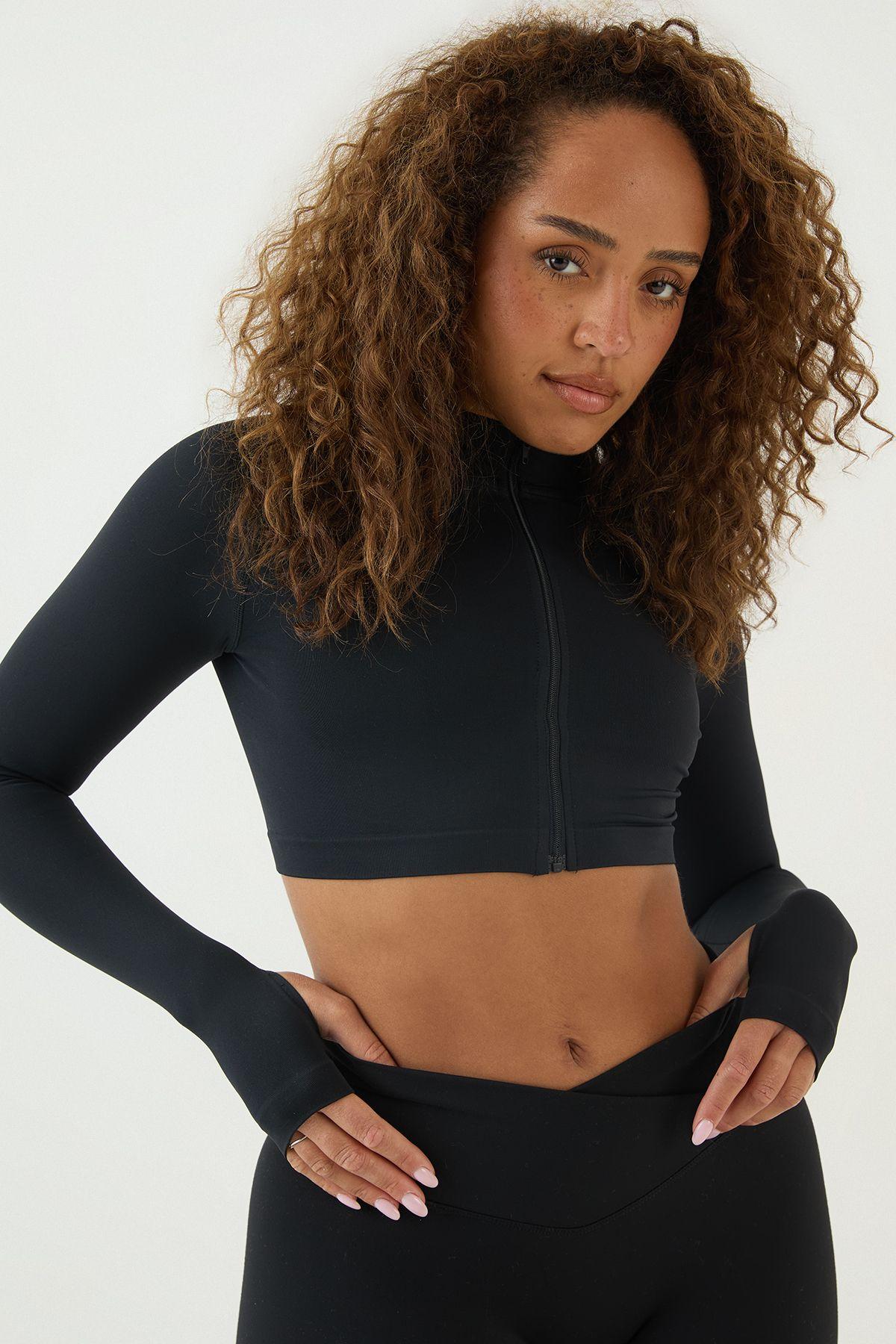 DSGN Studio Sport Contour Seamless Super Cropped Jacket by DSGN STUDIO