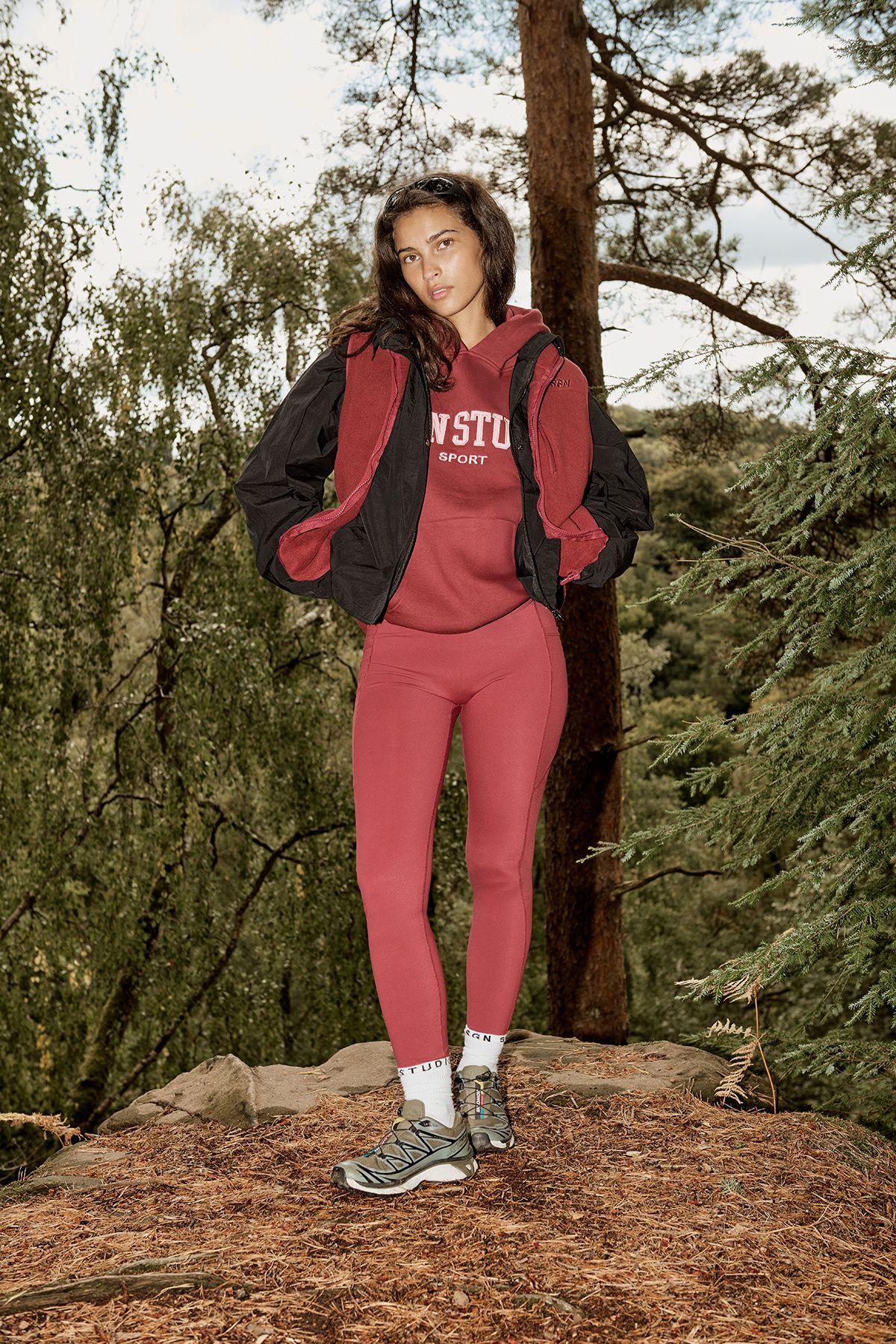 DSGN Studio Sport Nylon Boxy Zip Through Funnel Neck Jacket by DSGN STUDIO