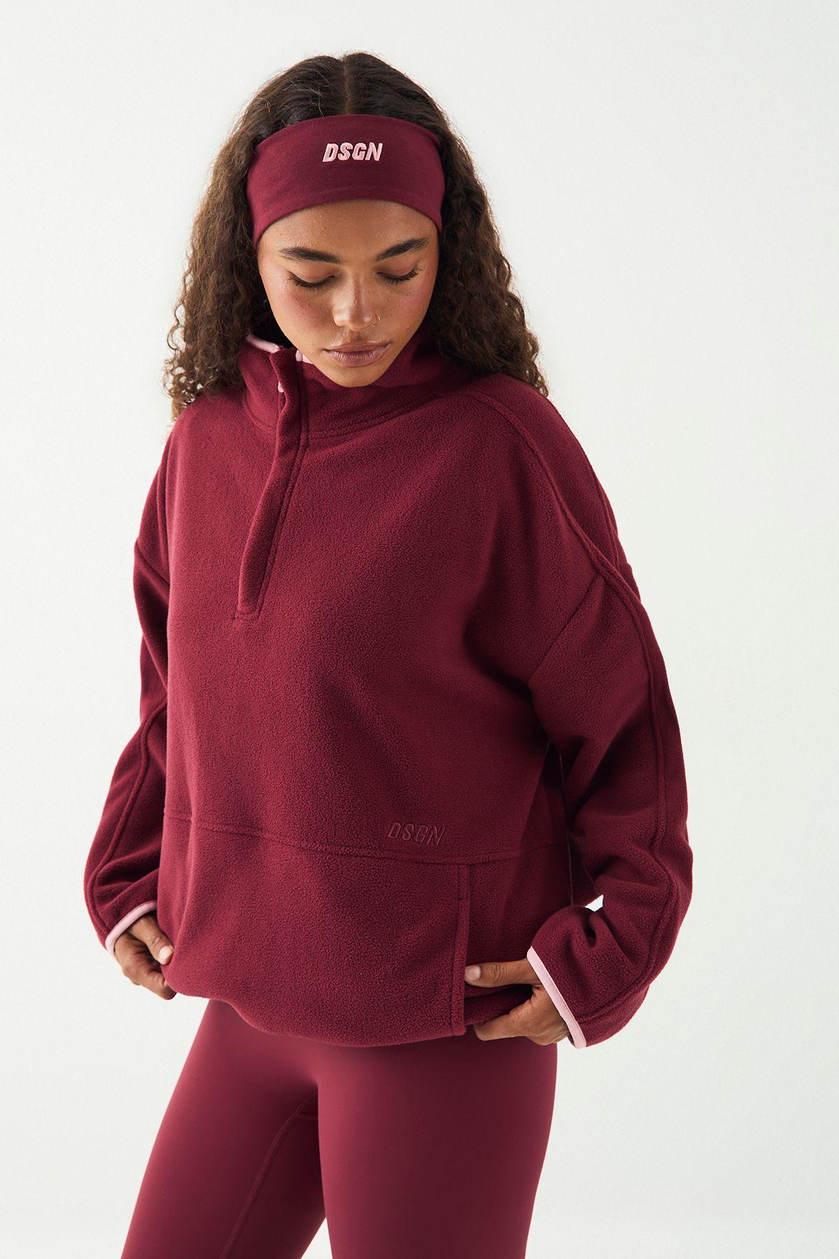 DSGN Studio Sport Polar Fleece Contrast Binding Jacket by DSGN STUDIO