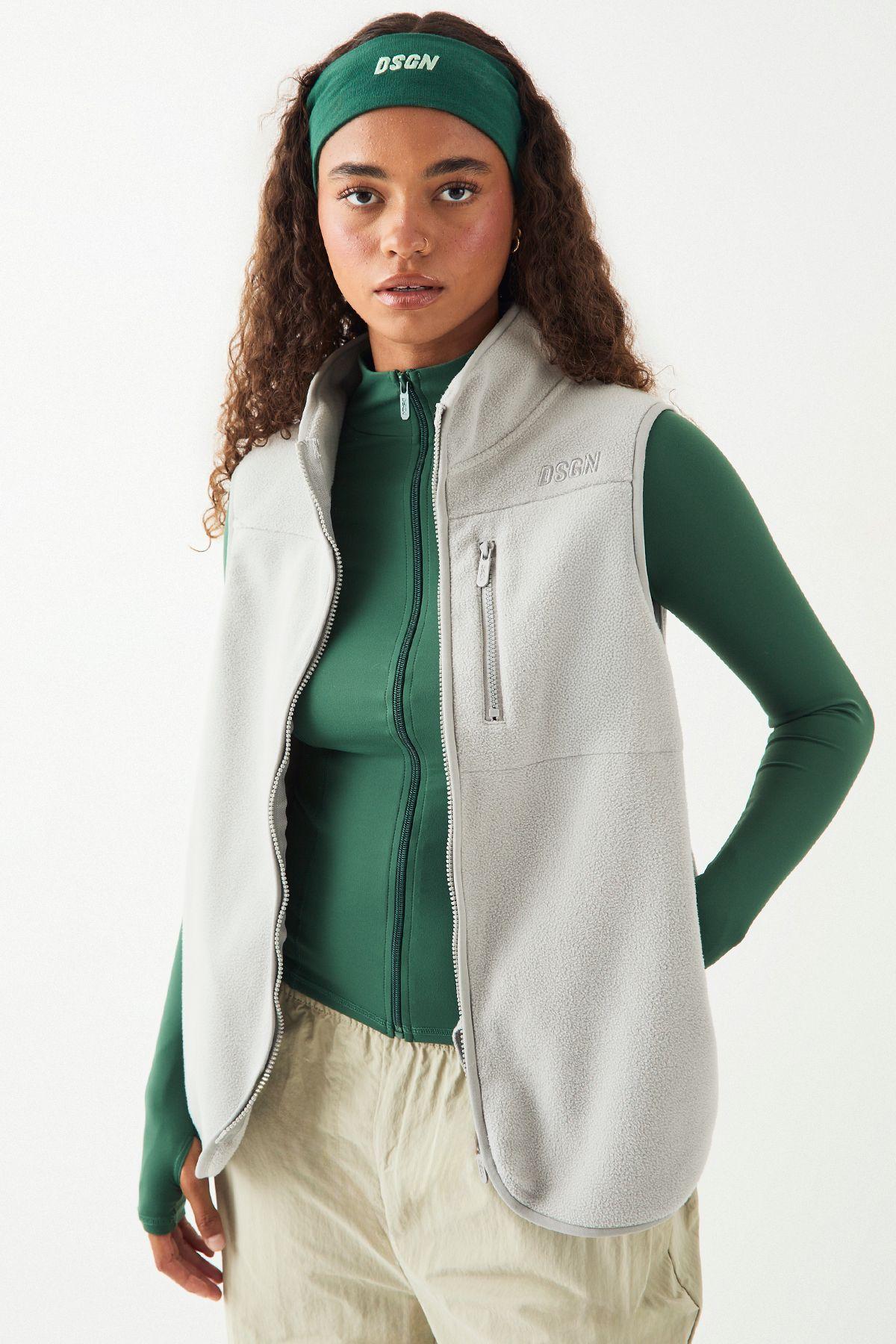 DSGN Studio Sport Polar Fleece Pocket Detail Gilet by DSGN STUDIO