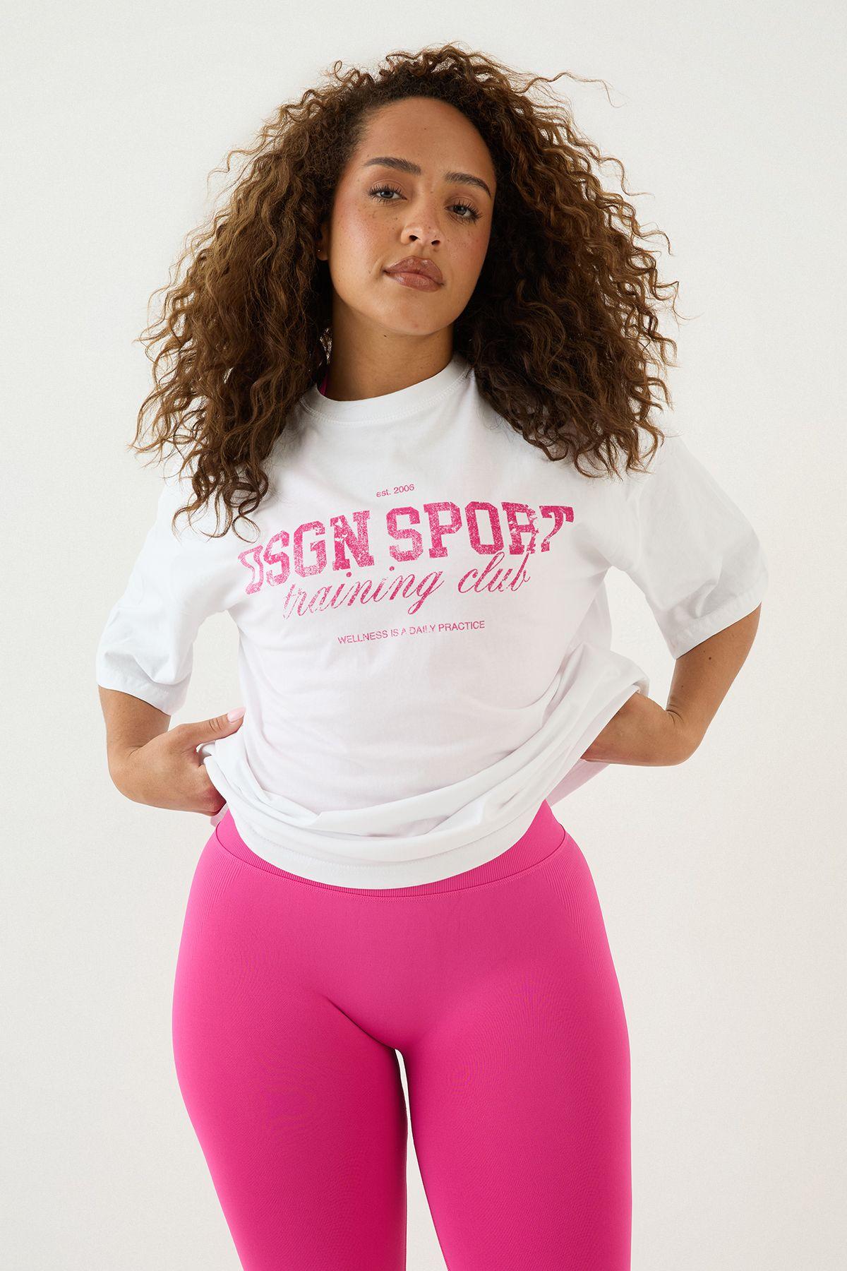 DSGN Studio Sport Training Club Oversized T-Shirt by DSGN STUDIO