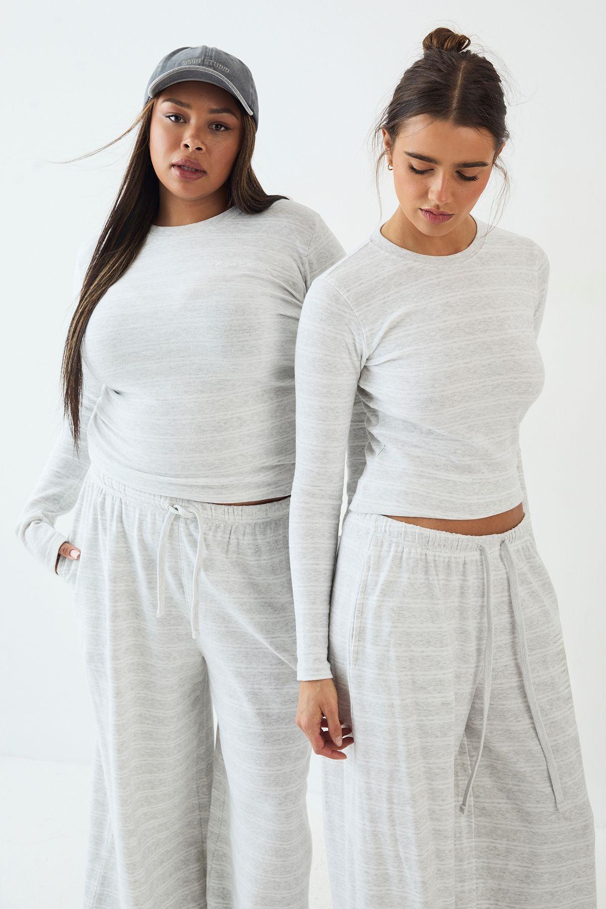 DSGN Studio Stripe Fitted Long Sleeve Top by DSGN STUDIO