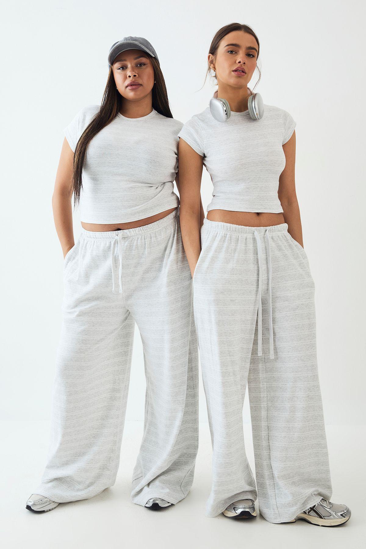DSGN Studio Stripe Wide Leg Trouser by DSGN STUDIO