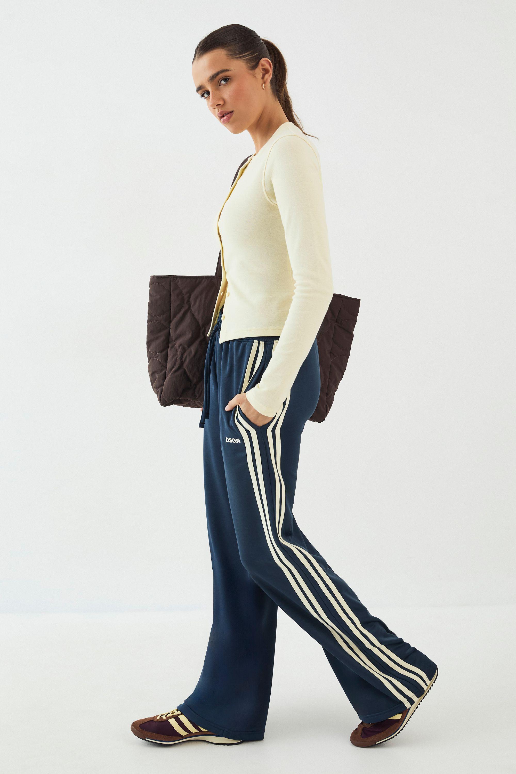 DSGN Studio Tricot Side Stripe Straight Leg Jogger by DSGN STUDIO