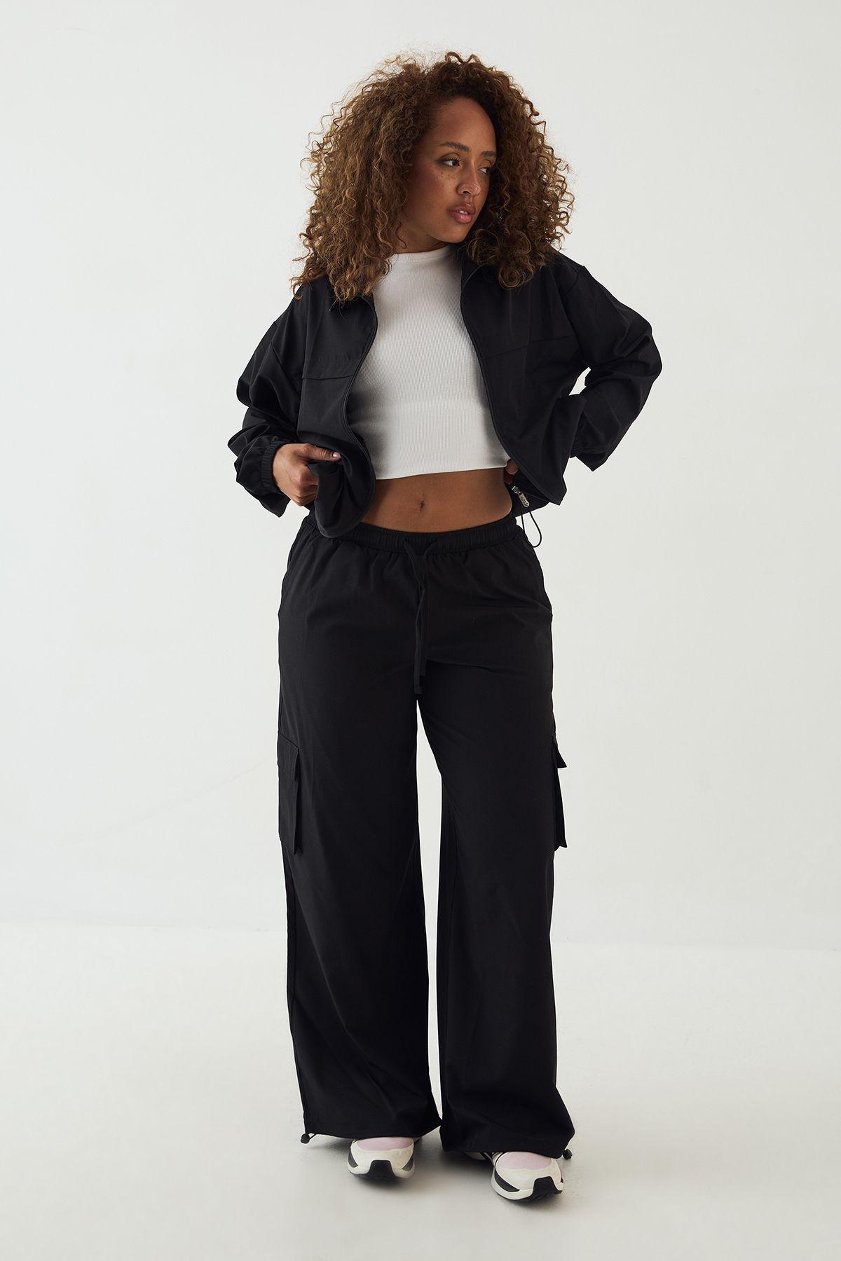 DSGN Studio Wide Leg Cargo Trouser by DSGN STUDIO