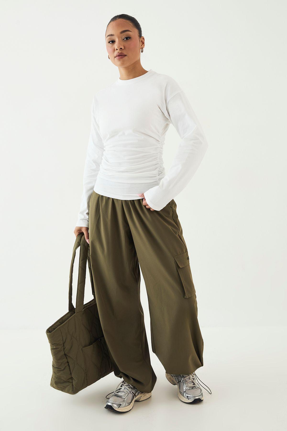 DSGN Studio Wide Leg Cargo Trouser by DSGN STUDIO
