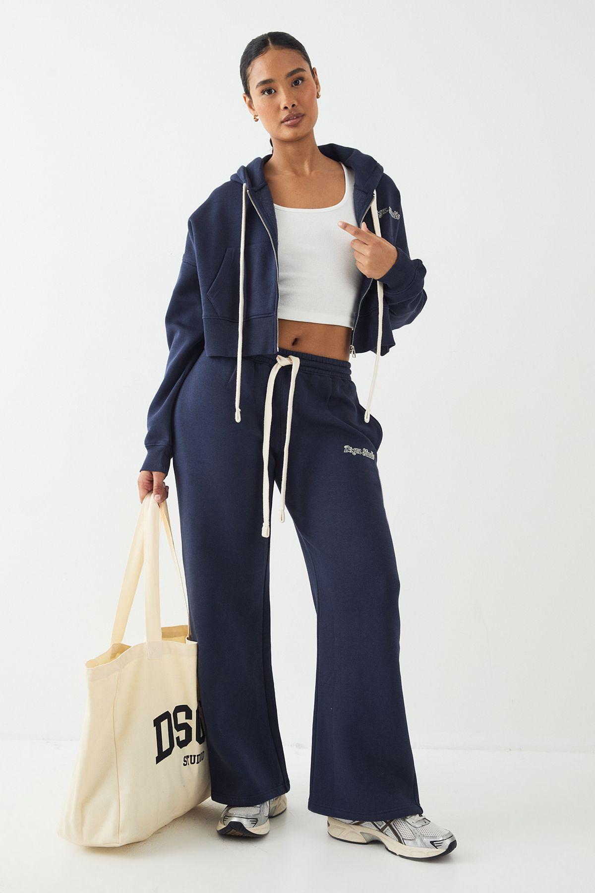 Tall DSGN Studio Contrast Drawcord Straight Leg Jogger by DSGN STUDIO