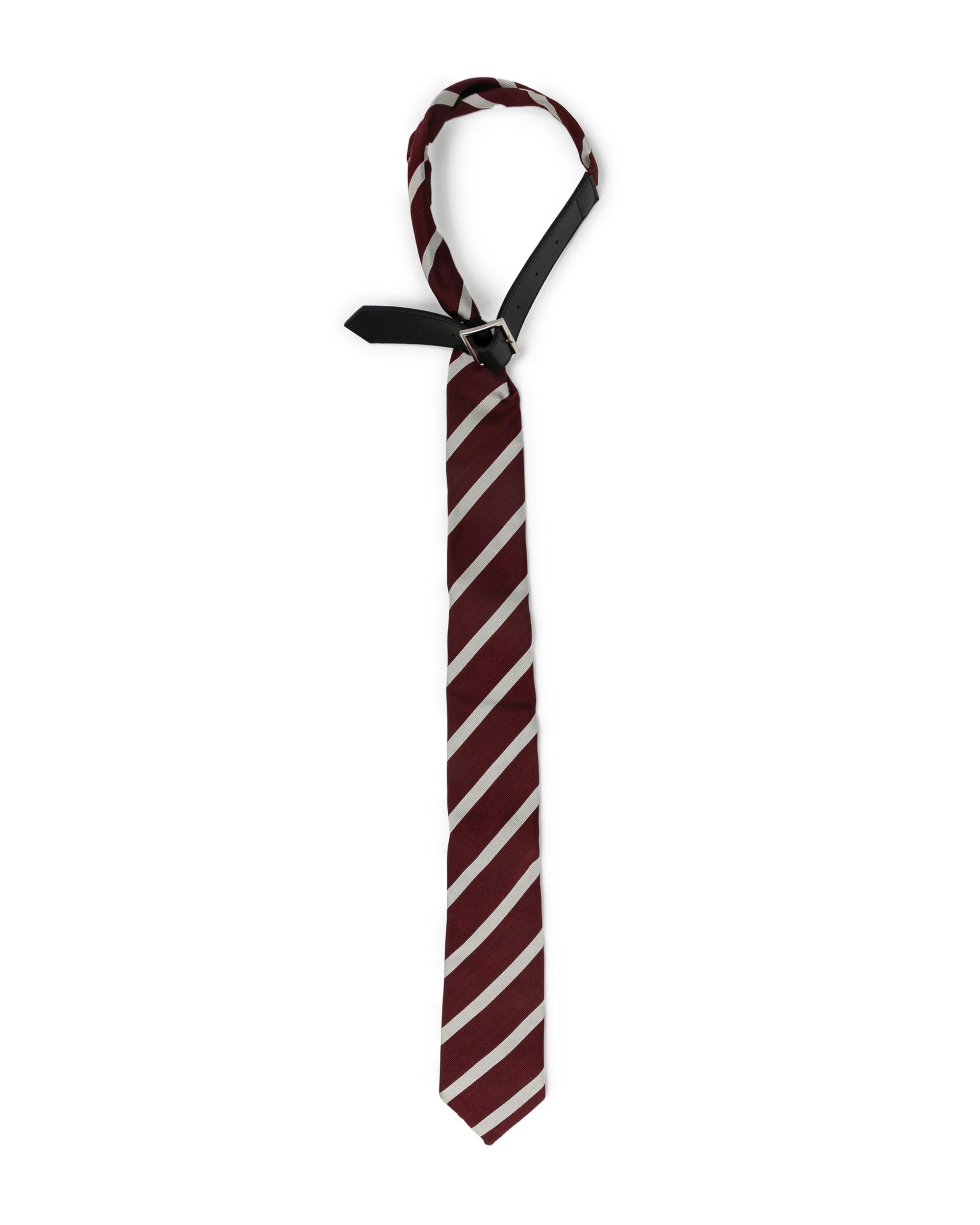 Striped tie by DSM KEI NINOMIYA