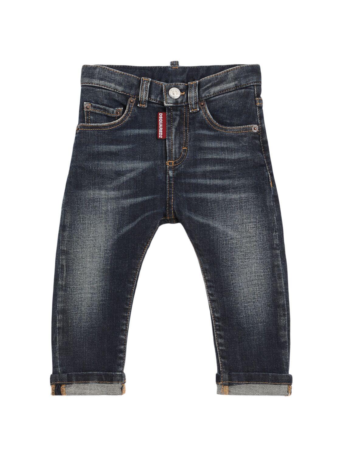 5 Pocket Stretch Cotton Jeans by DSQUARED2