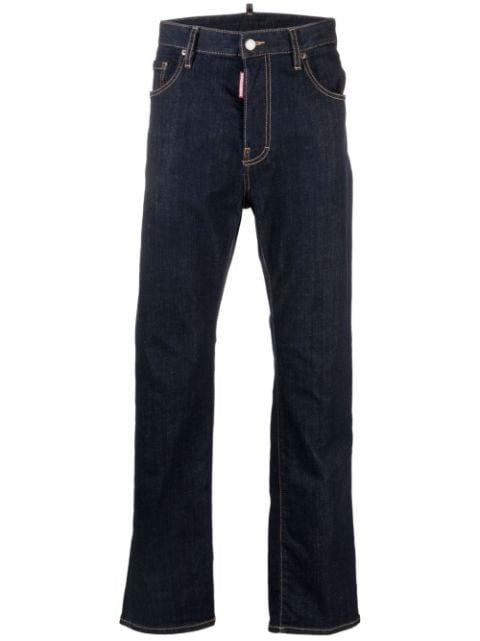 642 logo-patch slim-leg jeans by DSQUARED2