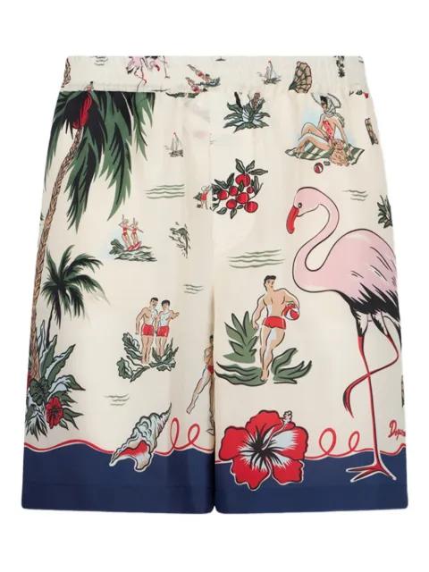 Aloha Souvenir shorts by DSQUARED2